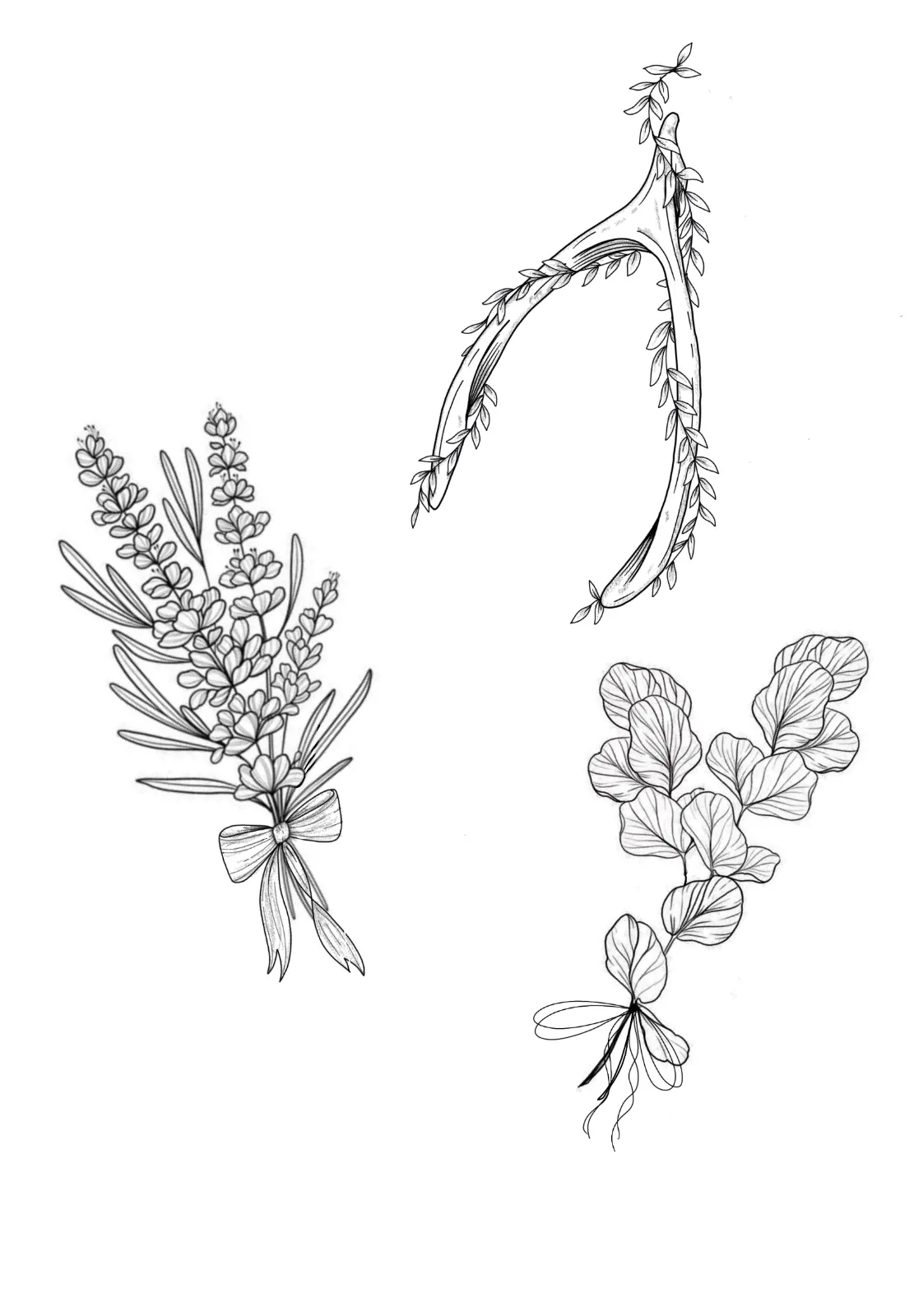Flash sheet: Lavender & wishbone