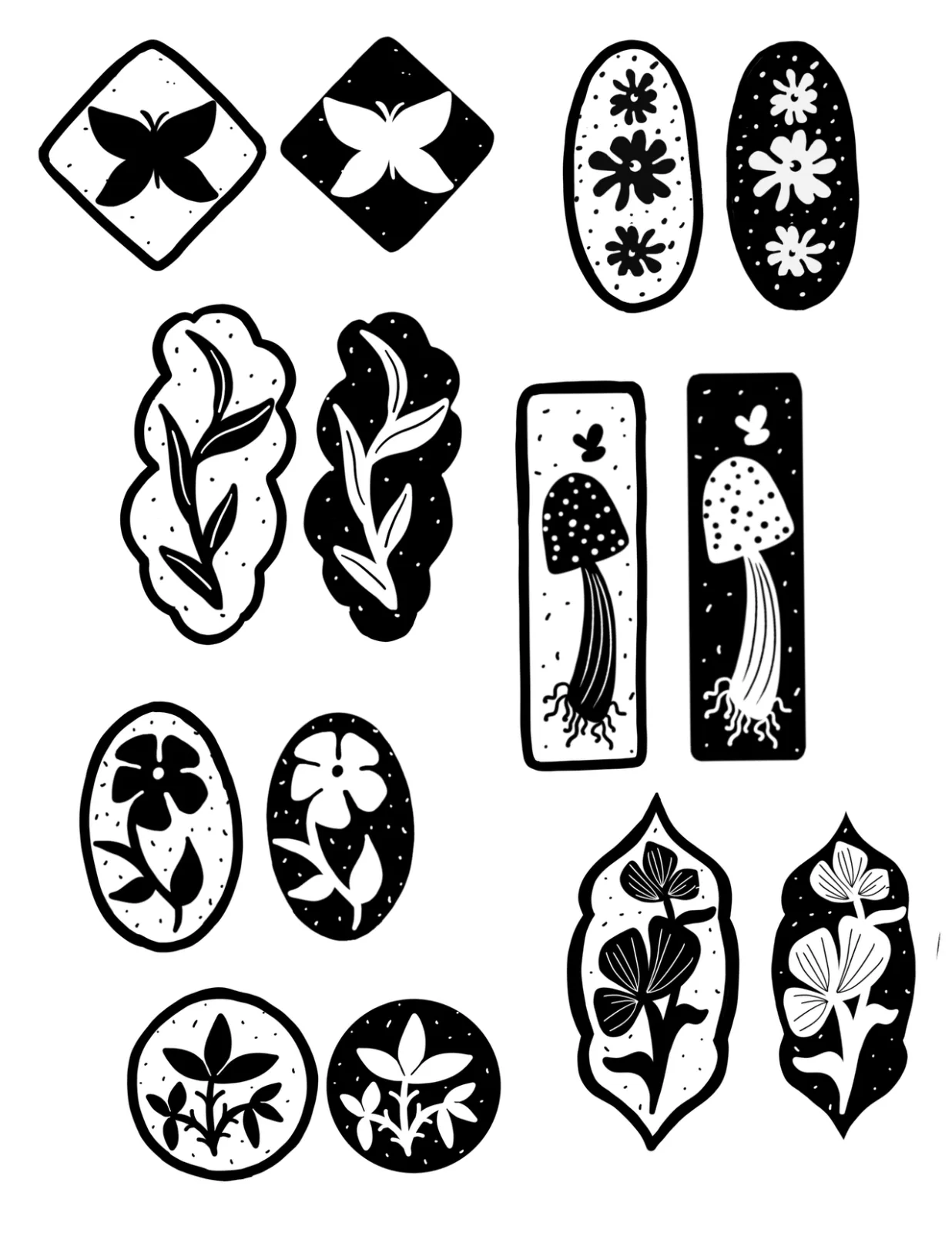Flash sheet: Botanical cameos