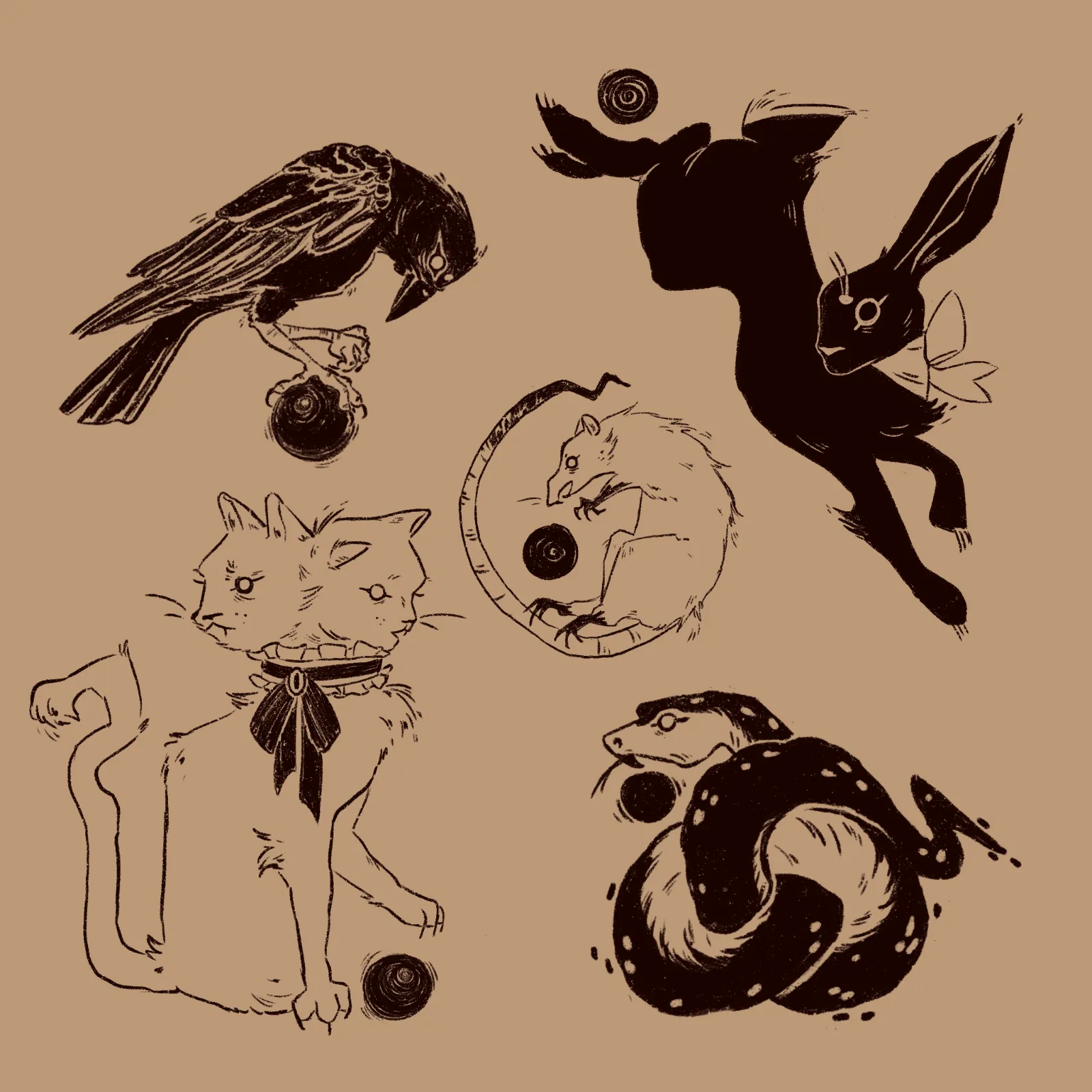 Flash sheet: Familiars